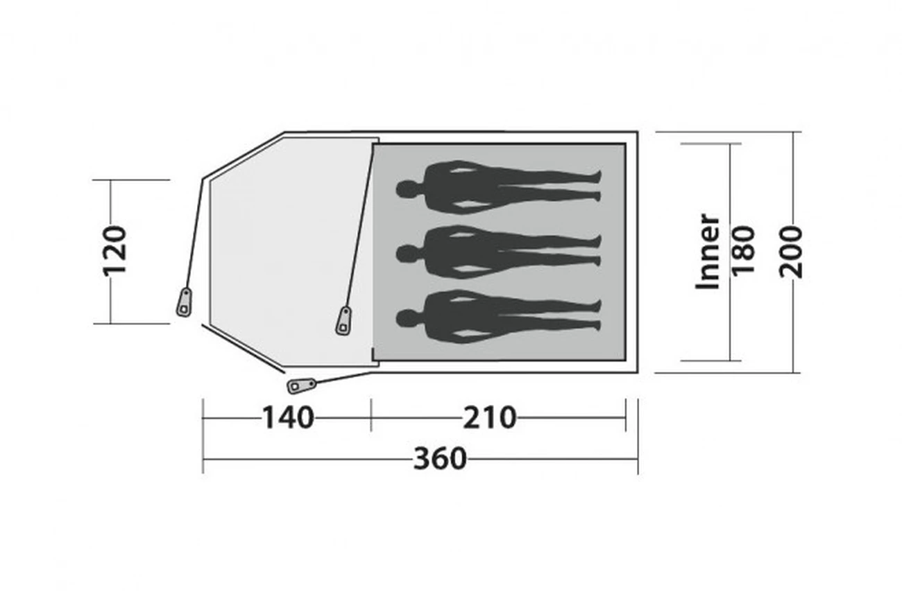 Bon marché 🥰 Camping Easy Camp Tente De Camping Easy Camp Eclipse 300 Vert 👍 3 Bon marché 🥰 Camping Easy Camp Tente De Camping Easy Camp Eclipse 300 Vert 👍 – Image 3