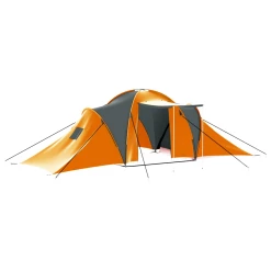 Top 10 🥰 Outdoor Vidaxl Vidaxl Tente De Camping 9 Personnes Tissu Gris Et Orange 🌟