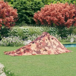 Bon marché 👍 Outdoor Vidaxl Vidaxl Tente De Camping 317x240x100 Cm Camouflage 😀