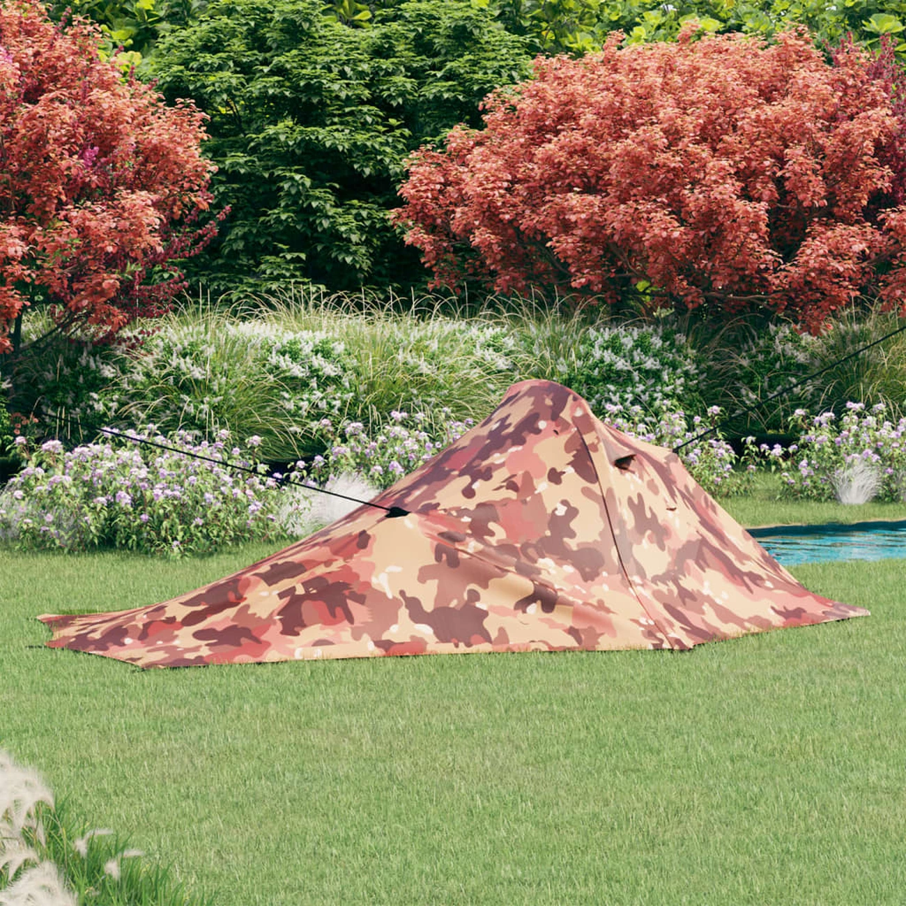Bon marché 👍 Outdoor Vidaxl Vidaxl Tente De Camping 317x240x100 Cm Camouflage 😀 1 Bon marché 👍 Outdoor Vidaxl Vidaxl Tente De Camping 317x240x100 Cm Camouflage 😀