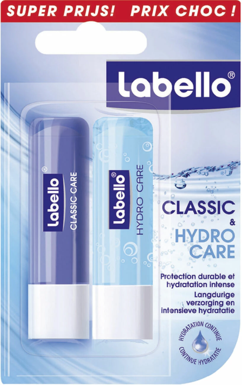 Meilleure affaire ❤️ SOIN LABELLO PACK LABELLO CLASSIC+HC 😀 1 Meilleure affaire ❤️ SOIN LABELLO PACK LABELLO CLASSIC+HC 😀