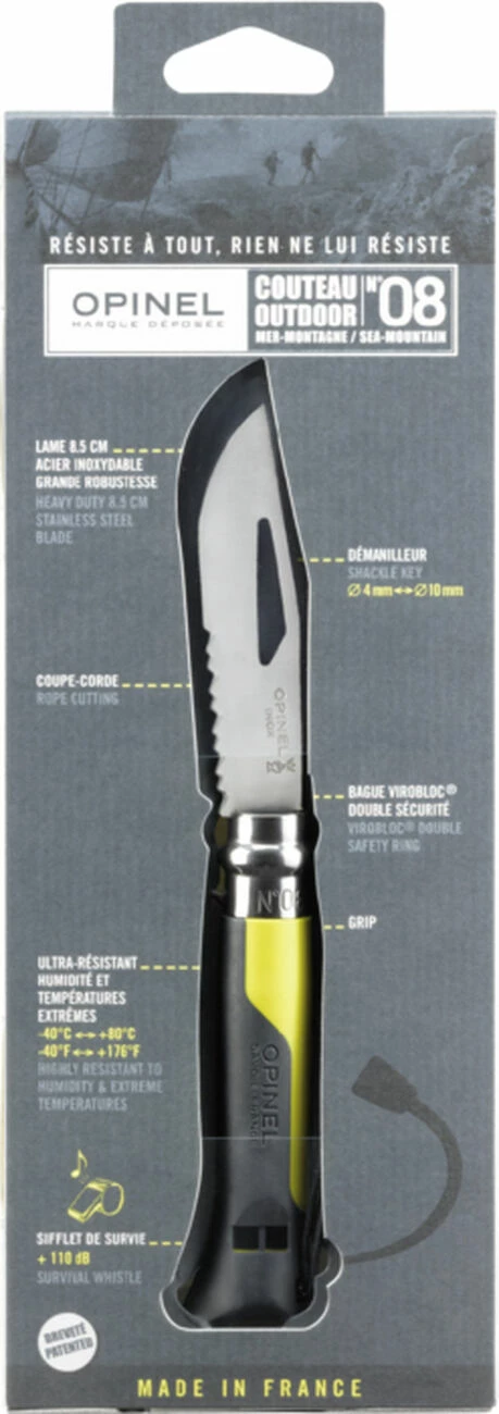 Promo 🔥 COUTEAU Randonnée Mixte OPINEL N8 OUTDOOR 😉 2 Promo 🔥 COUTEAU Randonnée Mixte OPINEL N8 OUTDOOR 😉 – Image 2