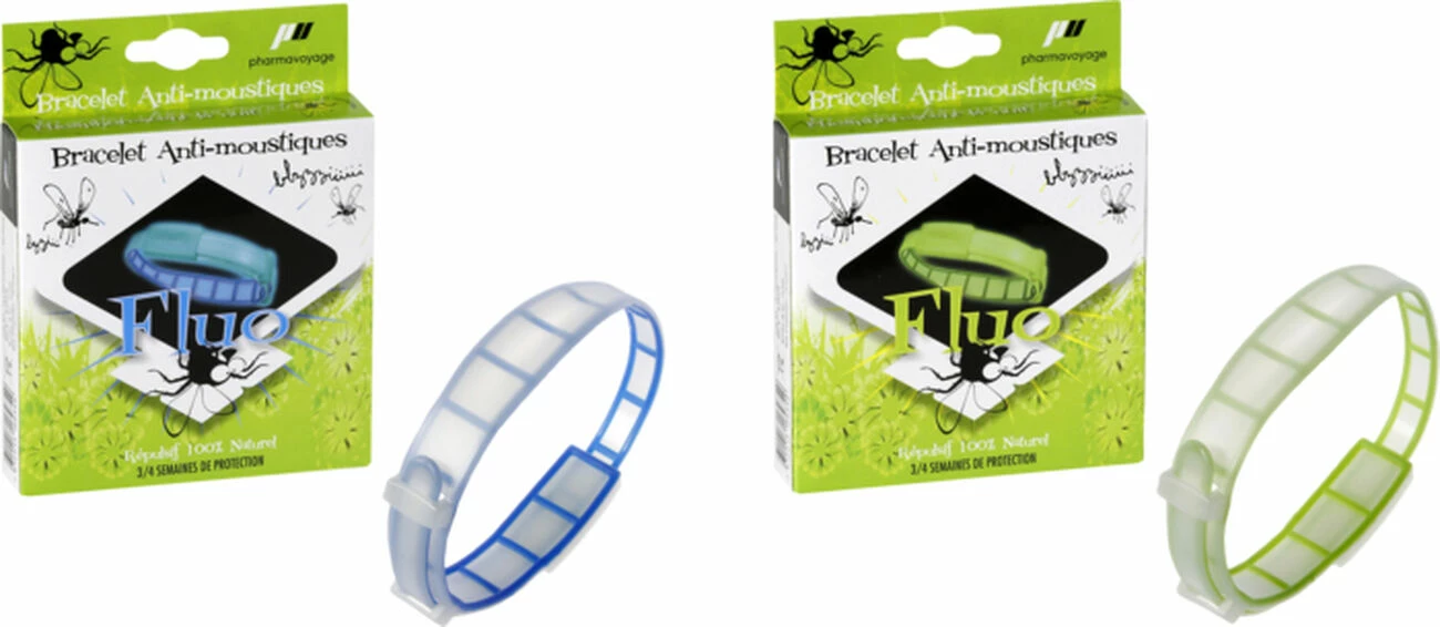 Nouveau 💯 BRACELET Camping Mixte PHARMA VOYAGE ANTI-INSECTES FLUO ❤️ 1 Nouveau 💯 BRACELET Camping Mixte PHARMA VOYAGE ANTI-INSECTES FLUO ❤️