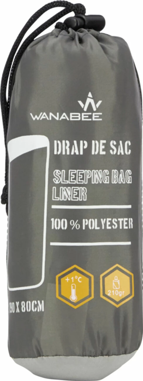 De gros 😍 DRAP DE COUCHAGE Randonnée WANABEE POLYESTER RECTANGLE 🥰 2 De gros 😍 DRAP DE COUCHAGE Randonnée WANABEE POLYESTER RECTANGLE 🥰 – Image 2