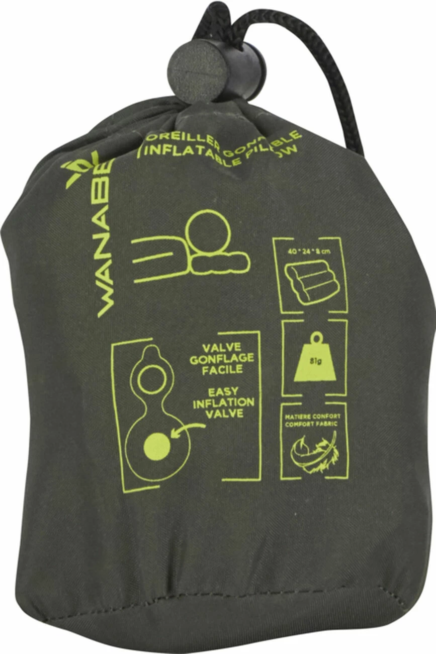 Tout neuf 🔥 OREILLER Randonnée WANABEE OREILLER GONFLANT 😍 2 Tout neuf 🔥 OREILLER Randonnée WANABEE OREILLER GONFLANT 😍 – Image 2