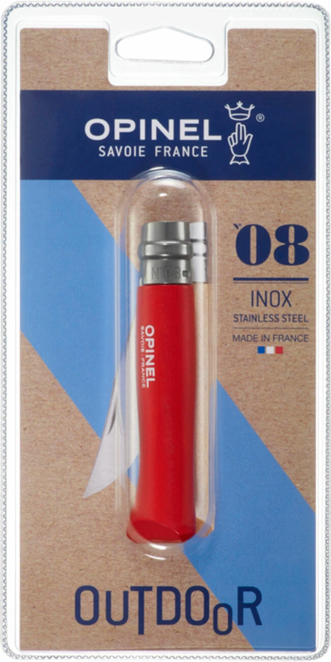 Remise 🔥 COUTEAU Randonnée Mixte OPINEL N°8 ROUGE 😉 2 Remise 🔥 COUTEAU Randonnée Mixte OPINEL N°8 ROUGE 😉 – Image 2