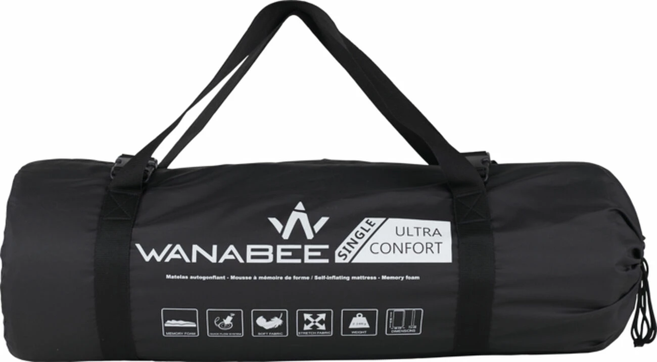 Vente flash ✔️ MATELAS AUTOGONFLANT Randonnée WANABEE AIRBED ULTRA CONFORT 1PL 😀 4 Vente flash ✔️ MATELAS AUTOGONFLANT Randonnée WANABEE AIRBED ULTRA CONFORT 1PL 😀 – Image 4