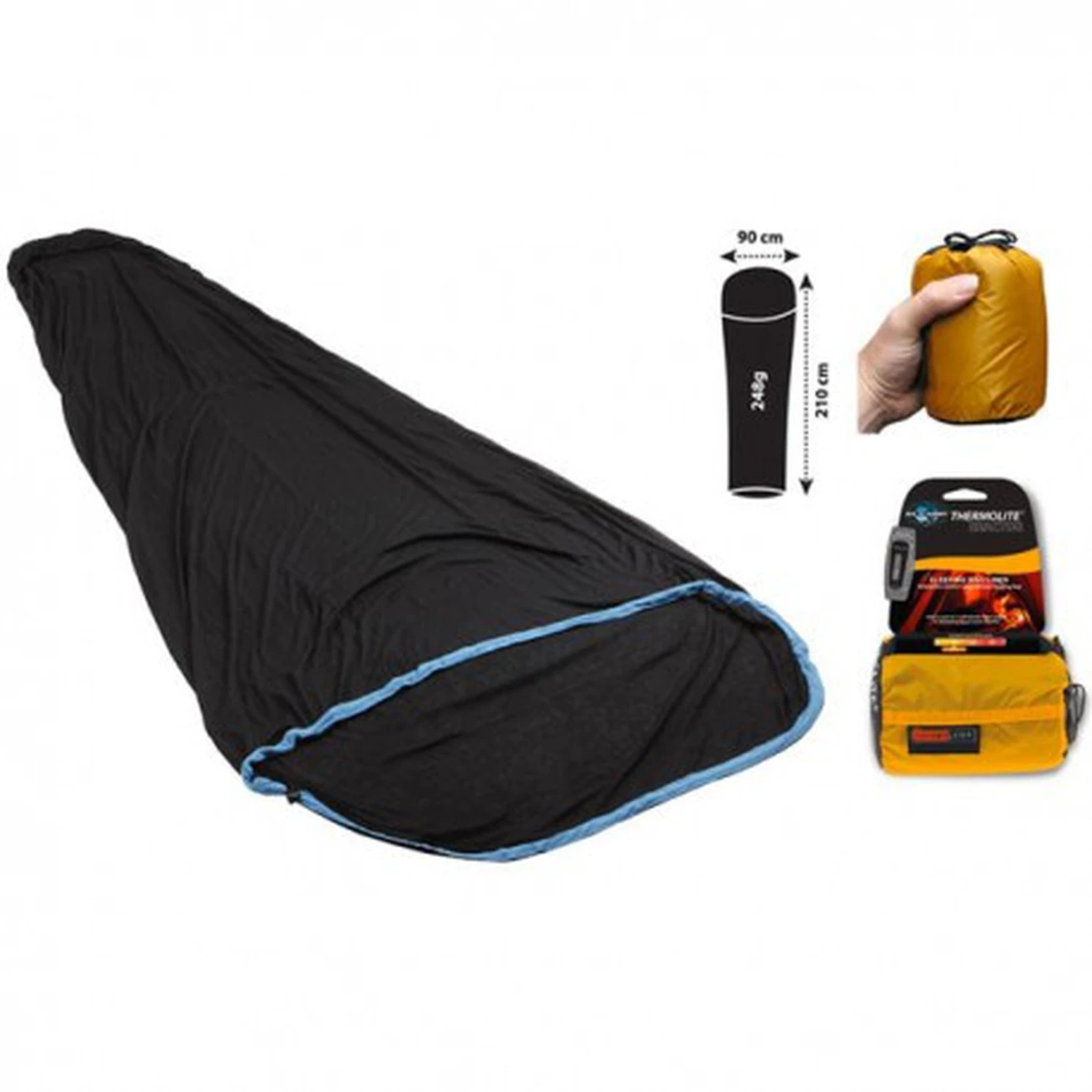 Budget ???? Camping Sea To Summit Drap De Couchage Thermolite Reactor Sea To Summit ???? 2 Budget ???? Camping Sea To Summit Drap De Couchage Thermolite Reactor Sea To Summit ???? – Image 2