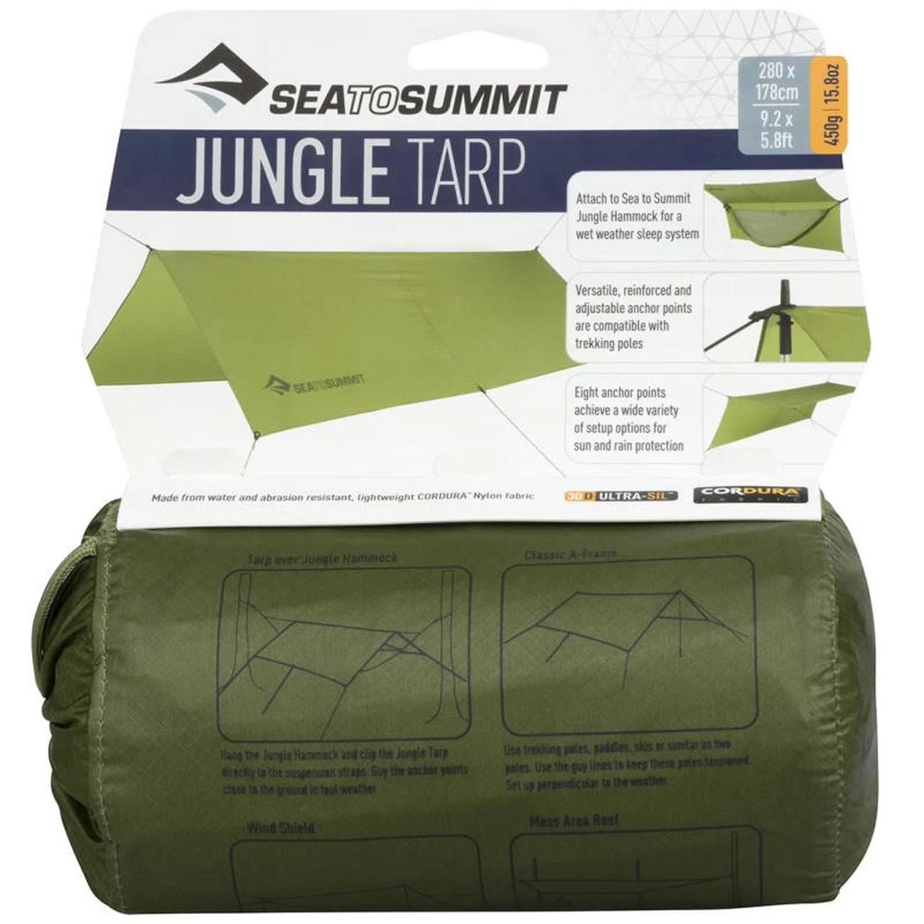 De gros 🔥 Sts Tarp De Hamac Sea To Summit Jungle 😍 2 De gros 🔥 Sts Tarp De Hamac Sea To Summit Jungle 😍 – Image 2