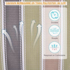 Le moins cher 🎁 Outsunny Chaise Suspendue Hamac De Voyage Respirant Portable Dim. 100l X 49l X 106h Cm Coton Macramé Polyester Multicolore Rayé ⭐ 10 Le moins cher 🎁 Outsunny Chaise Suspendue Hamac De Voyage Respirant Portable Dim. 100l X 49l X 106h Cm Coton Macramé Polyester Multicolore Rayé ⭐ -Outsunny Shop 25fd9489f20d4343b74e6dd93e0c1d73