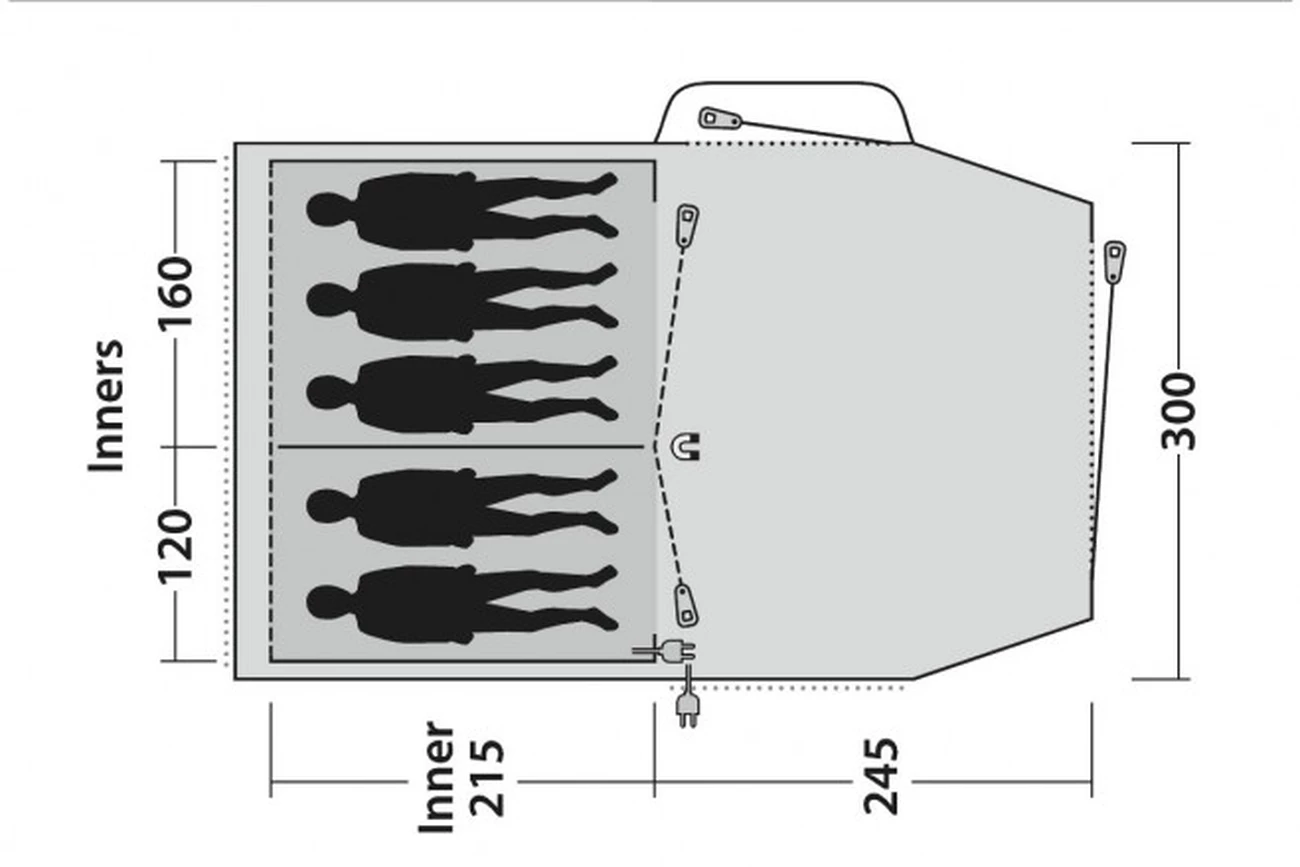 Nouveau ⭐ Camping Outwell Tente De Camping Outwell Springwood 5 VERT ❤️ 5 Nouveau ⭐ Camping Outwell Tente De Camping Outwell Springwood 5 VERT ❤️ – Image 5