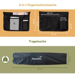 Meilleur prix 😀 Camping Skandika Lit De Camp Pliable Viia 🎁 -Outsunny Shop 3caeb90569d4418b8d5bfdfc8205c0ef