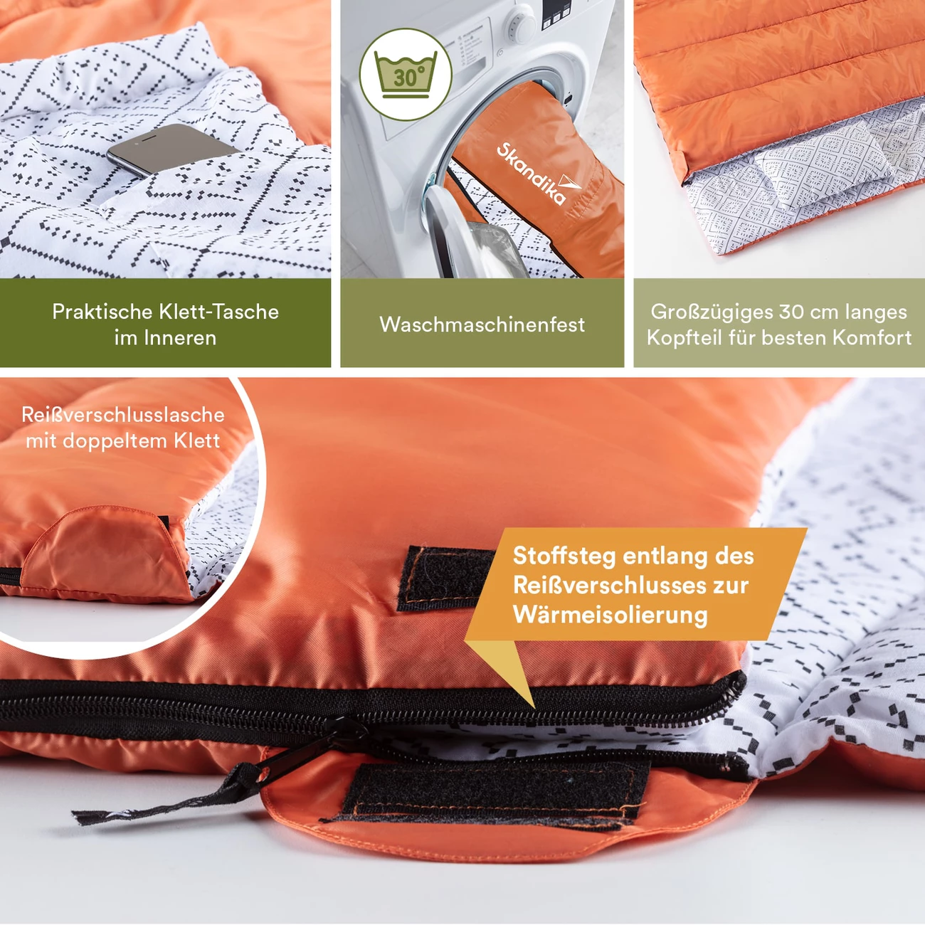 Coupon 🥰 Camping Skandika Skandika Sac De Couchage Iceland Double, 2 Personnes, Cayenne ORANGE 😉 2 Coupon 🥰 Camping Skandika Skandika Sac De Couchage Iceland Double, 2 Personnes, Cayenne ORANGE 😉 – Image 2