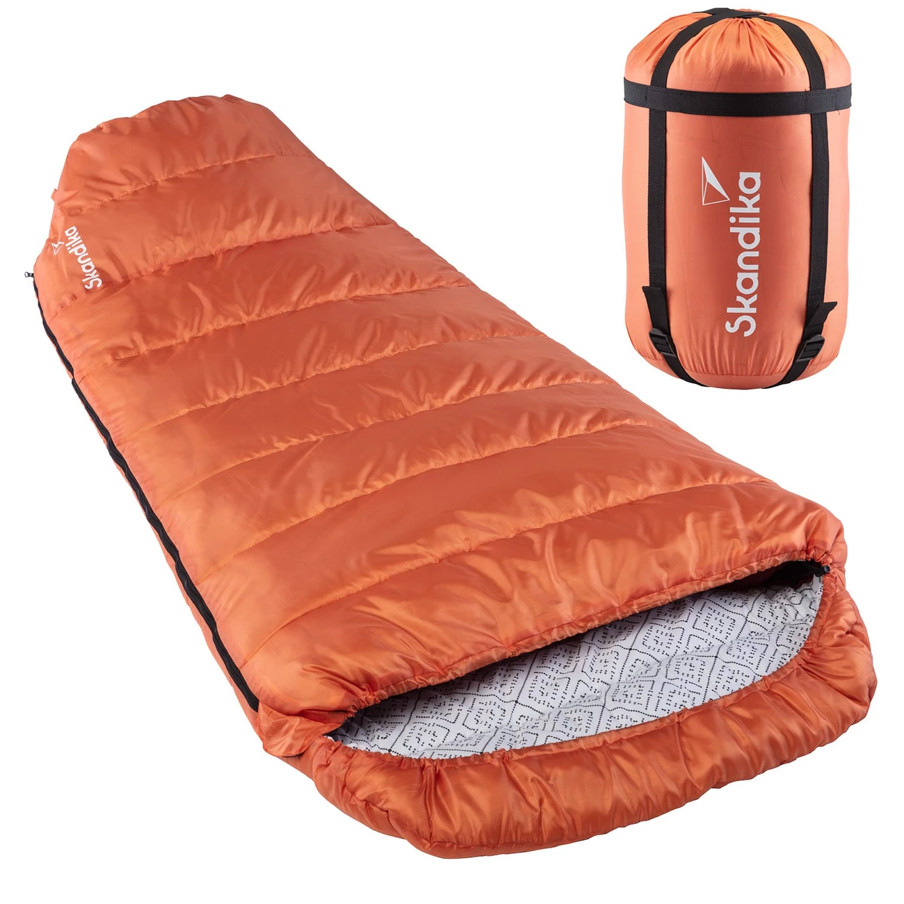 De gros 🔔 Camping Skandika Sac De Couchage Momie Skandika Vegas, Zip À Gauche, Cayenne ORANGE 🤩 4 De gros 🔔 Camping Skandika Sac De Couchage Momie Skandika Vegas, Zip À Gauche, Cayenne ORANGE 🤩 – Image 4