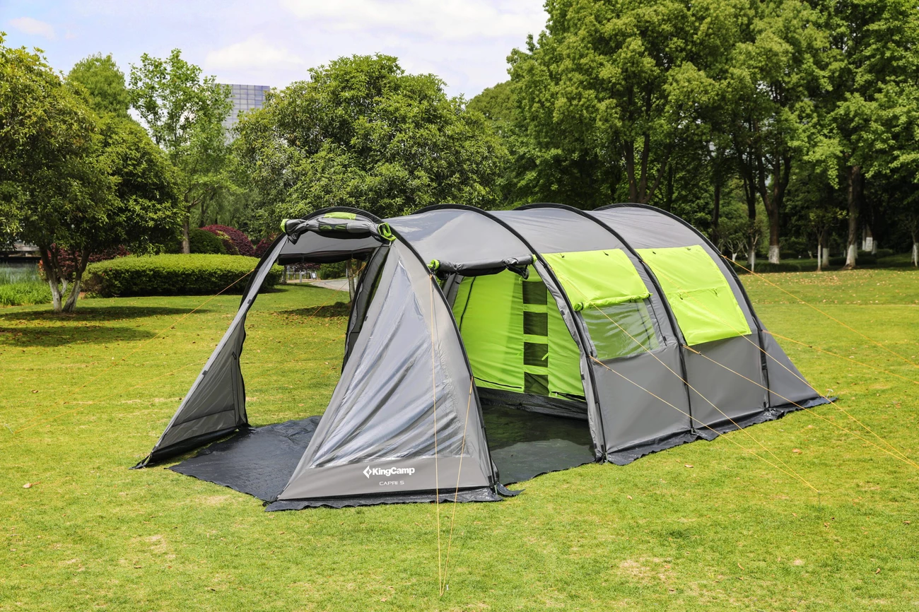 Remise 🥰 Kingcamp Tente De Camping Familiale Forme Tunnel 4 Places Capri - Kingcamp - Tout Inclus 🔥 3 Remise 🥰 Kingcamp Tente De Camping Familiale Forme Tunnel 4 Places Capri - Kingcamp - Tout Inclus 🔥 – Image 3