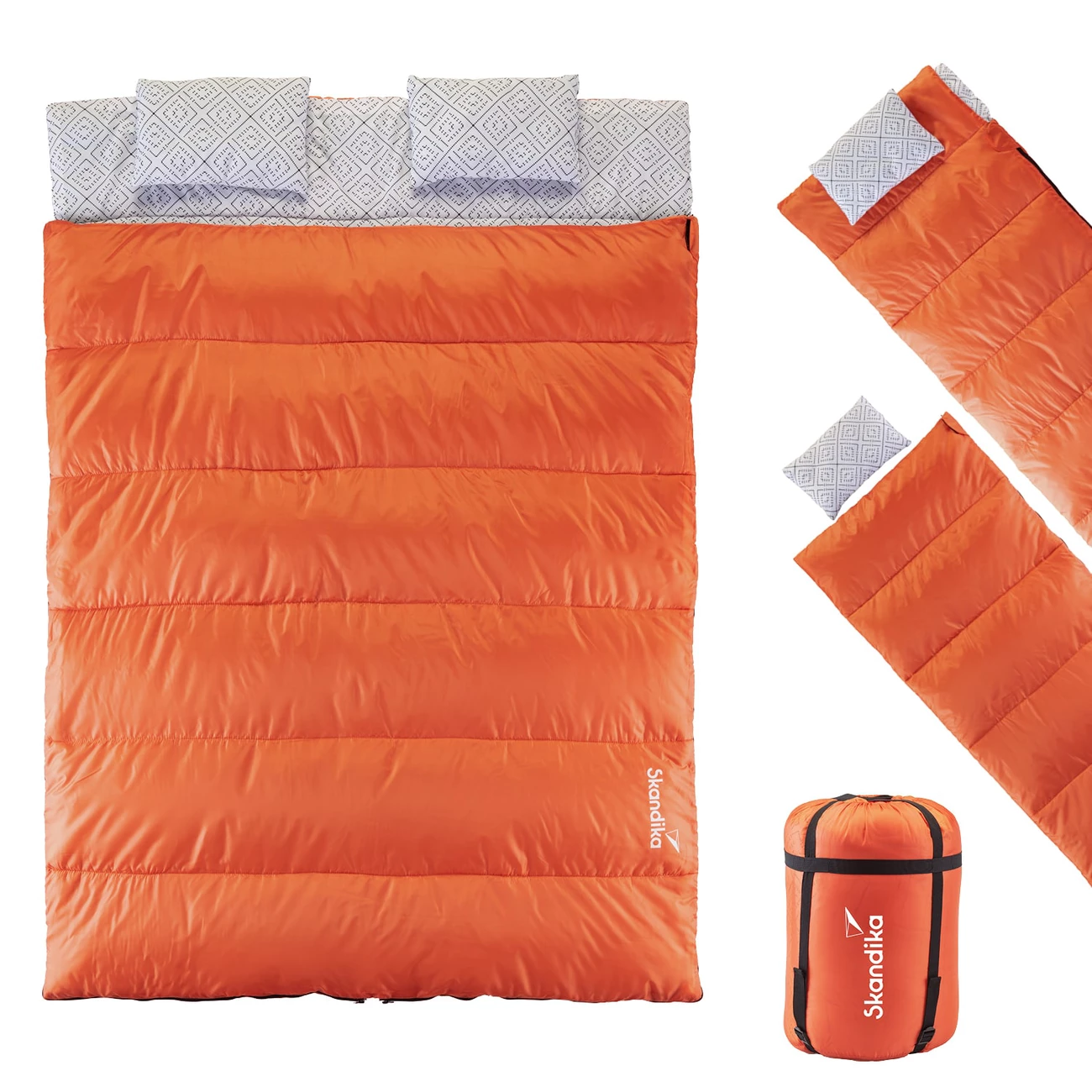 Coupon 🥰 Camping Skandika Skandika Sac De Couchage Iceland Double, 2 Personnes, Cayenne ORANGE 😉 3 Coupon 🥰 Camping Skandika Skandika Sac De Couchage Iceland Double, 2 Personnes, Cayenne ORANGE 😉 – Image 3