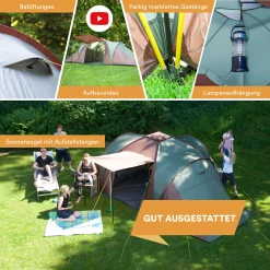 Grosses soldes 🛒 Camping Skandika Tente Dôme Daytona Xxl Tente Familiale Pour 6 Personnes 😀 11 Grosses soldes 🛒 Camping Skandika Tente Dôme Daytona Xxl Tente Familiale Pour 6 Personnes 😀 -Outsunny Shop 6c91731c10db49ff881e19836c433602