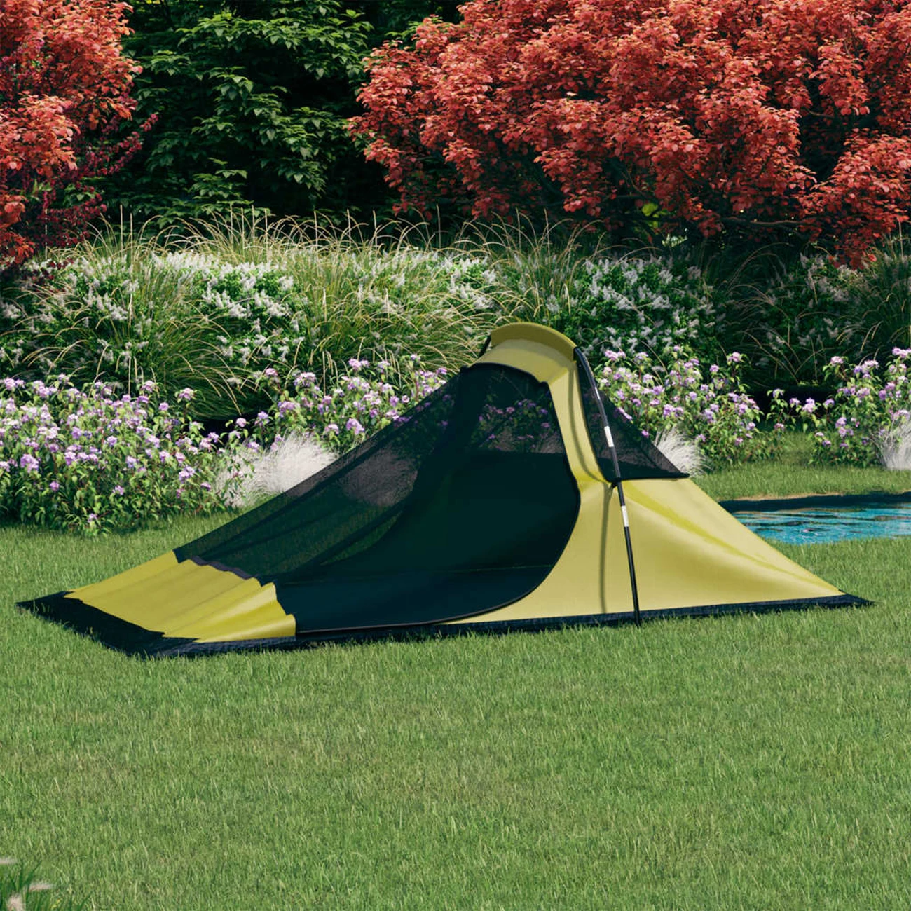Meilleure vente ❤️ Outdoor Vidaxl Vidaxl Tente De Camping 317x240x100 Cm Vert ⌛ 3 Meilleure vente ❤️ Outdoor Vidaxl Vidaxl Tente De Camping 317x240x100 Cm Vert ⌛ – Image 3