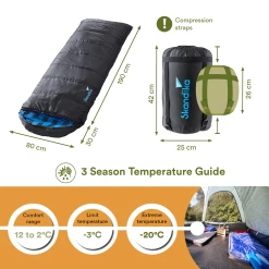 Offres 🤩 Camping Skandika Skandika Dundee Sac De Couchage Couverture (zip À Gauche) NOIR 😉 -Outsunny Shop 6ec95e20006543999abff0ea1191de6e