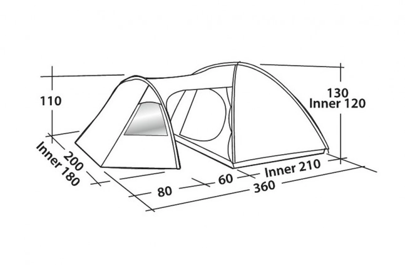 Bon marché 🥰 Camping Easy Camp Tente De Camping Easy Camp Eclipse 300 Vert 👍 2 Bon marché 🥰 Camping Easy Camp Tente De Camping Easy Camp Eclipse 300 Vert 👍 – Image 2