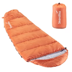 Budget ⭐ Camping Skandika Skandika Sac De Couchage Enfant Vegas Junior (cayenne) ORANGE 🎁