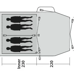 Nouveau ❤️ Camping Outwell Tente De Camping Outwell Nevada 4p BLEU 🤩 -Outsunny Shop 857fbef089f44d02a041f161f7298337