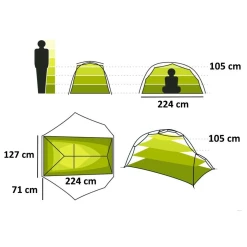 Grosses soldes 👏 Nemo Tente Nemo Dragonfly 2 ❤️ -Outsunny Shop 8c6c1394ca6b4ba6952b371601d439cc