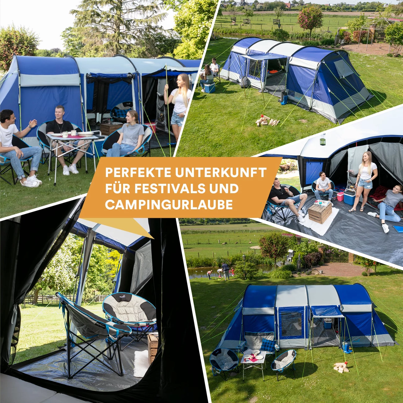 Coupon 🔥 Camping Skandika Skandika Tente Familiale Montana 10 Sleeper (bleu) ❤️ 3 Coupon 🔥 Camping Skandika Skandika Tente Familiale Montana 10 Sleeper (bleu) ❤️ – Image 3