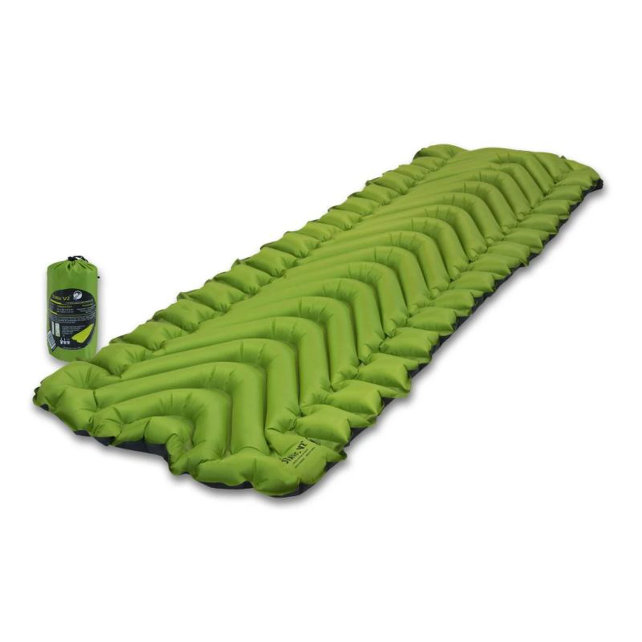 Sortie 😍 Camping Klymit Static V Matelas Autogonflant Référent En V Breveté - Vert 😍 1 Sortie 😍 Camping Klymit Static V Matelas Autogonflant Référent En V Breveté - Vert 😍