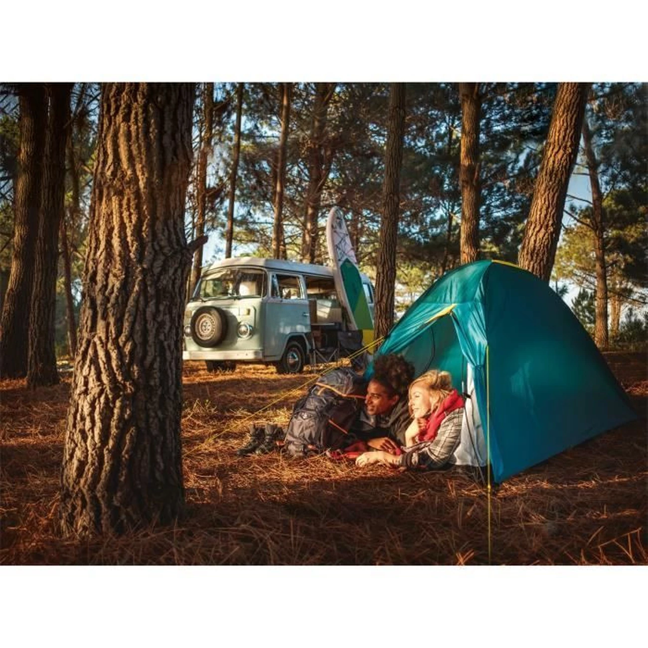 Budget 🤩 Aucune Tente 2 Personnes Active Base 2 Pavillo - 1 Chambre - Imperméabilité 600mm - Idéal Festival 😉 4 Budget 🤩 Aucune Tente 2 Personnes Active Base 2 Pavillo - 1 Chambre - Imperméabilité 600mm - Idéal Festival 😉 – Image 4