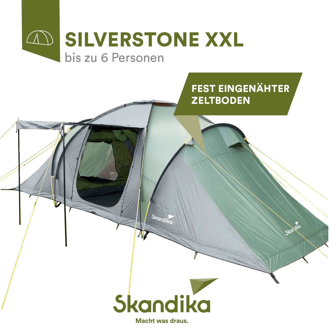 De gros 👍 Camping Skandika Skandika Tente Dôme Silverstone 6 Xxl ❤️ 2 De gros 👍 Camping Skandika Skandika Tente Dôme Silverstone 6 Xxl ❤️ – Image 2