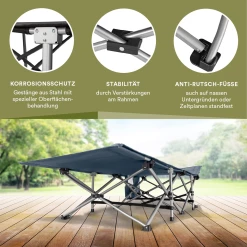 Meilleur prix 😀 Camping Skandika Lit De Camp Pliable Viia 🎁 -Outsunny Shop 9e5fe4fda7354884935396f7f6726d7a