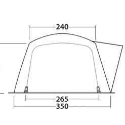 Vente flash ✔️ Camping Outwell Tente De Camping Outwell Nevada 5p BLEU 😍