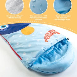 Vente flash 😉 Camping Skandika Sorgenfresser - Sac De Couchage Pour Enfants Ping, Avale-soucis 170 X 70 Cm BLEU ❤️ 9 Vente flash 😉 Camping Skandika Sorgenfresser - Sac De Couchage Pour Enfants Ping, Avale-soucis 170 X 70 Cm BLEU ❤️ -Outsunny Shop a1dfe0caf41d4491b3e190912ae917ce