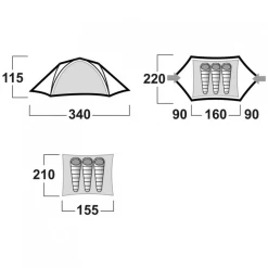 Acheter 🔔 Husky Tente Husky Burton 2-3 🔥 -Outsunny Shop a292fdfdf817437abece051ed2c45ffa