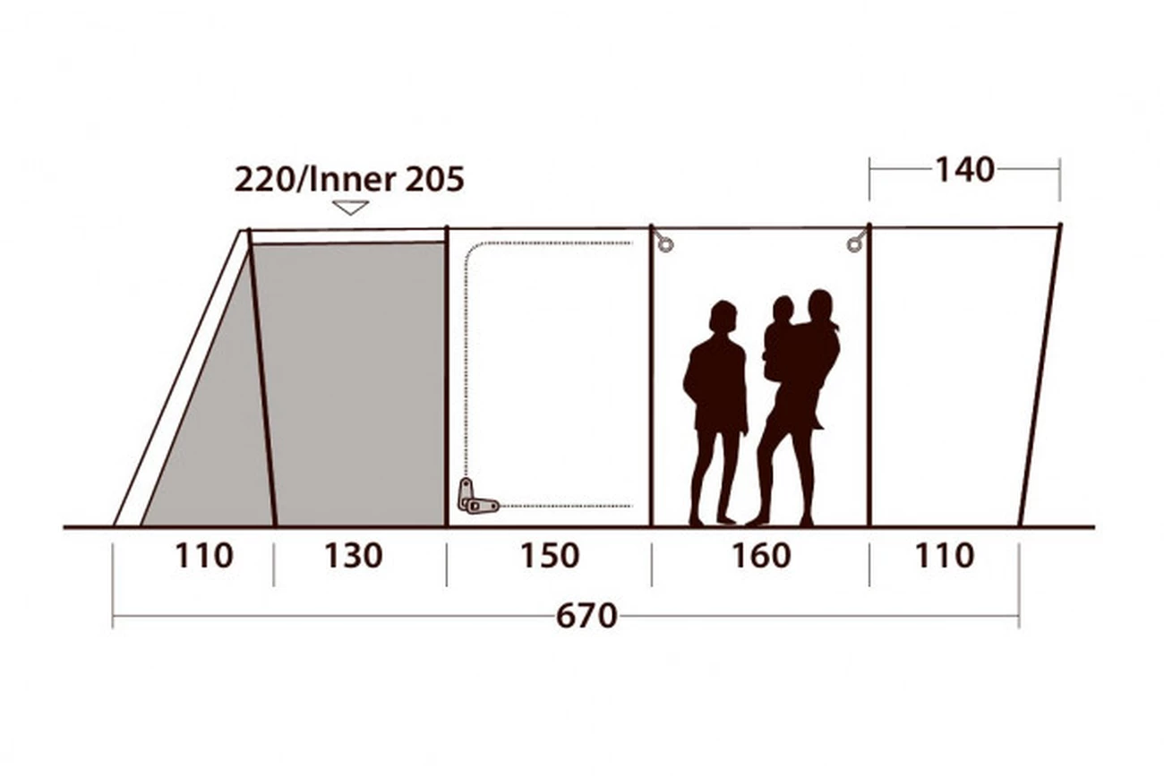 Promo 🛒 Camping Outwell Tente De Camping Outwell Colorado 6pe BLEU 💯 5 Promo 🛒 Camping Outwell Tente De Camping Outwell Colorado 6pe BLEU 💯 – Image 5
