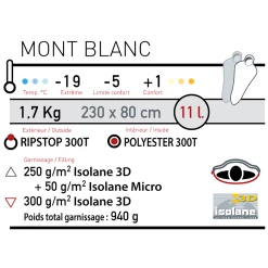 Acheter ⌛ Wilsa Sac De Couchage De Trekking Mont Blanc 1° ⌛ -Outsunny Shop a77c652001f64904bc191212e7761eef