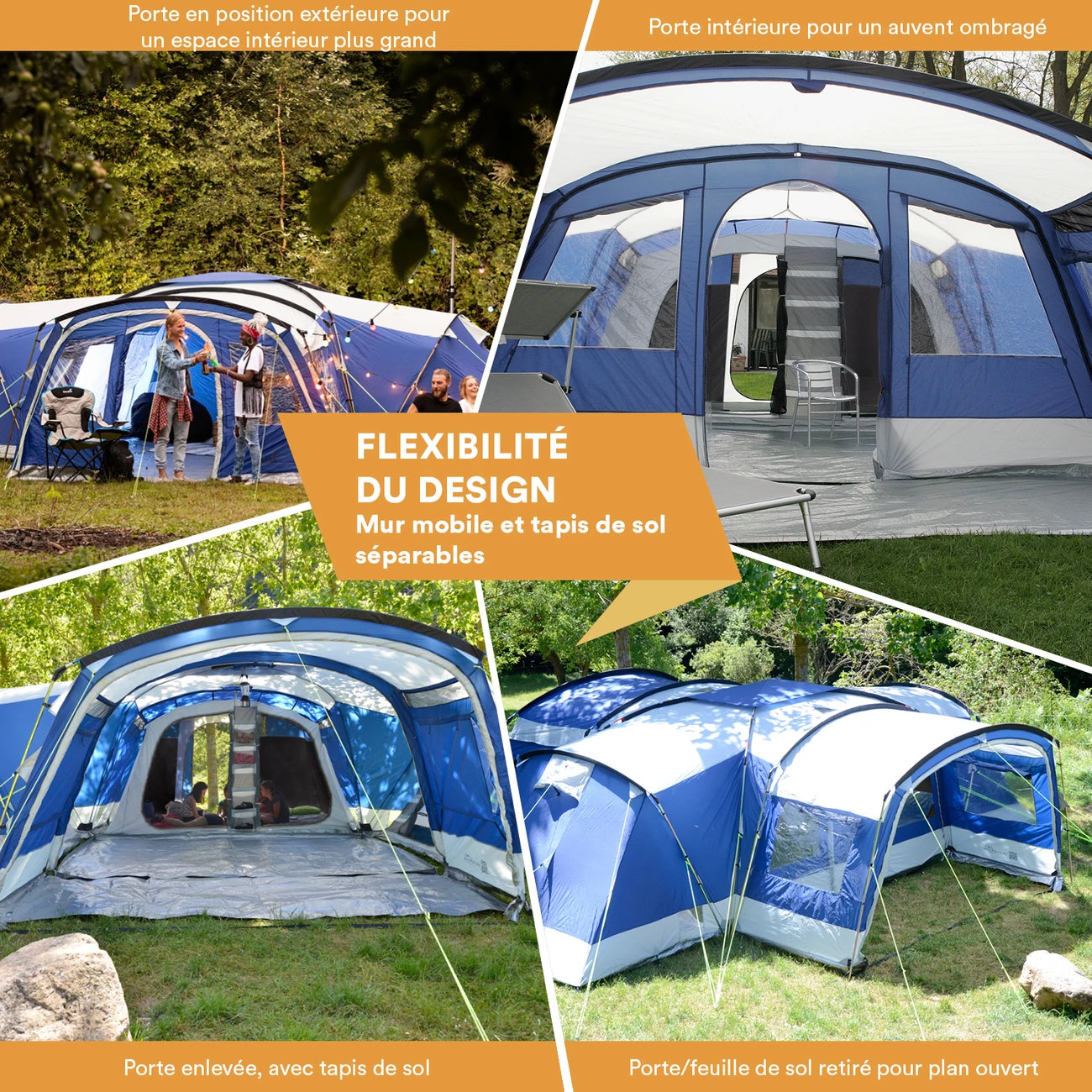 Remise 🌟 Camping Skandika Tente Familiale Nimbus 12 Personnes 🎁 2 Remise 🌟 Camping Skandika Tente Familiale Nimbus 12 Personnes 🎁 – Image 2