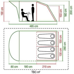 Bon marché ⭐ Coleman Tente Familiale 4 Personnes Coleman Blackout Bedroom Oak Canyon 4 - 2 Chambres - Imperméable 4500mm - Toile Anti-uv - Nuit Noire 🌟 -Outsunny Shop c0ab8038fa1f4e6586a4130a06c66f71