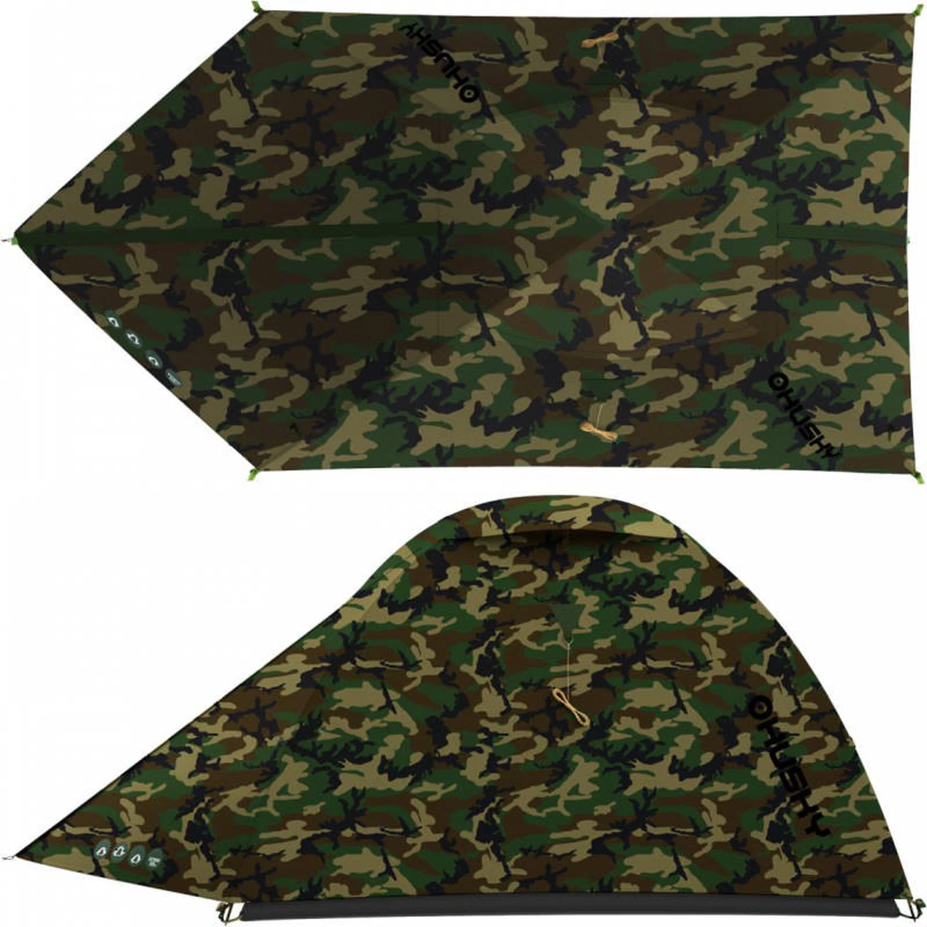 Tout neuf 🥰 Husky Tente Husky Bizam 2 Army 🤩 2 Tout neuf 🥰 Husky Tente Husky Bizam 2 Army 🤩 – Image 2