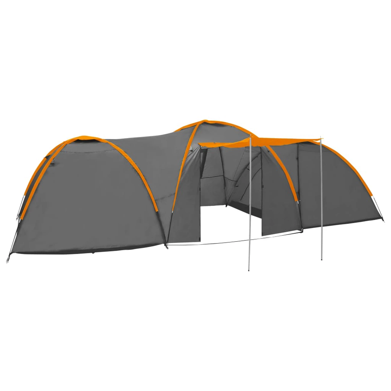 Meilleure affaire 💯 Outdoor Vidaxl Vidaxl Tente Igloo De Camping 6540x190cm 8 Personnes Gris Et Orange 🔔 1 Meilleure affaire 💯 Outdoor Vidaxl Vidaxl Tente Igloo De Camping 6540x190cm 8 Personnes Gris Et Orange 🔔