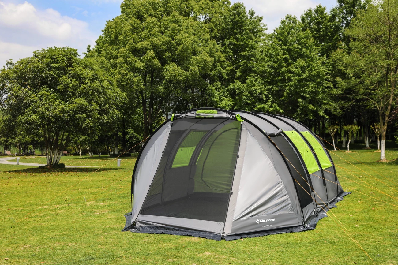 Remise 🥰 Kingcamp Tente De Camping Familiale Forme Tunnel 4 Places Capri - Kingcamp - Tout Inclus 🔥 2 Remise 🥰 Kingcamp Tente De Camping Familiale Forme Tunnel 4 Places Capri - Kingcamp - Tout Inclus 🔥 – Image 2