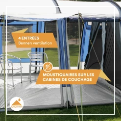 Offres 💯 Camping Skandika Skandika Tente Tunnel Montana 8 Personnes (bleu) ✨ -Outsunny Shop ddba47e8e29648c28b206a69c3c8c0f7