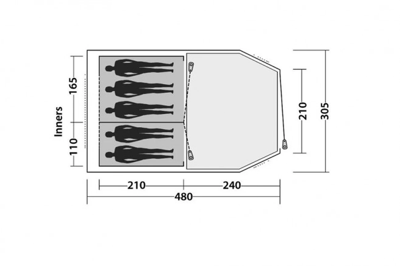 Meilleur prix 🥰 Camping Easy Camp Tente De Camping Easy Camp Huntsville 500 😉 3 Meilleur prix 🥰 Camping Easy Camp Tente De Camping Easy Camp Huntsville 500 😉 – Image 3