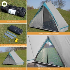 Coupon 😍 Camping Skandika Skandika Tipi Comanche 8 Personnes (gris/turquoise) 🥰 10 Coupon 😍 Camping Skandika Skandika Tipi Comanche 8 Personnes (gris/turquoise) 🥰 -Outsunny Shop e6efa5f32edc417d92f1a1e1bc8e27f7
