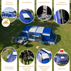 Coupon 🔥 Camping Skandika Skandika Tente Familiale Montana 10 Sleeper (bleu) ❤️ 11 Coupon 🔥 Camping Skandika Skandika Tente Familiale Montana 10 Sleeper (bleu) ❤️ -Outsunny Shop e8495b4e79e54577838367c713bac389