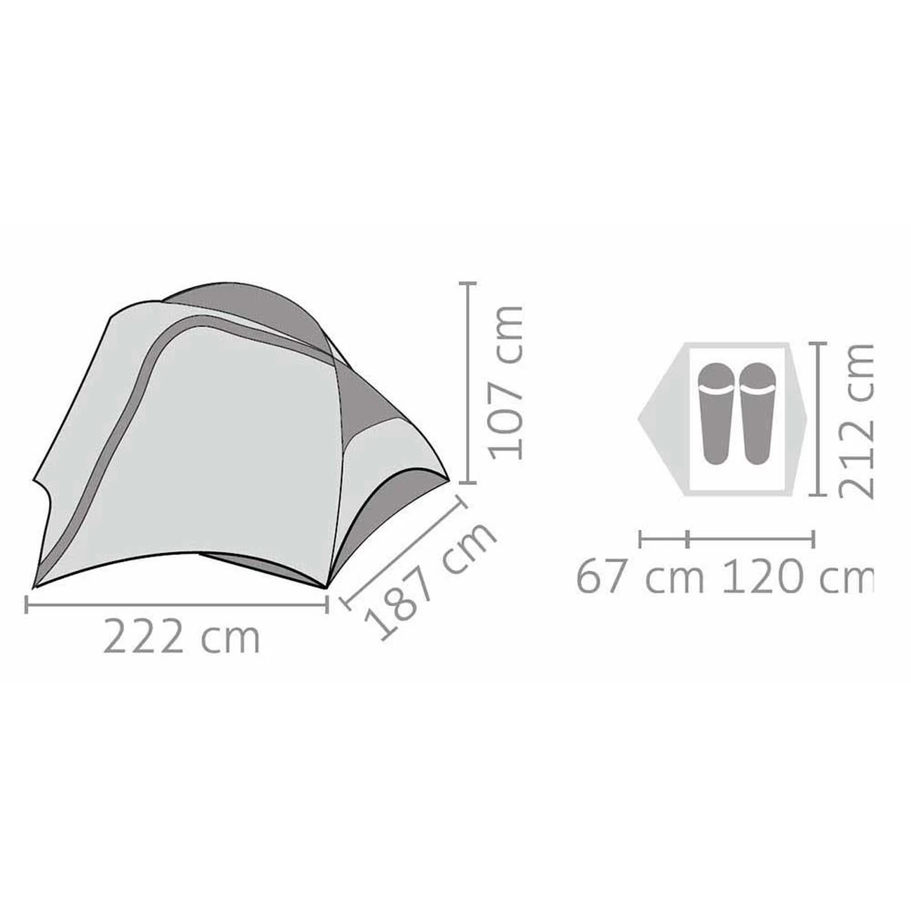 De gros ❤️ Montagne Salewa Salewa Micra Ii Tent ⌛ 2 De gros ❤️ Montagne Salewa Salewa Micra Ii Tent ⌛ – Image 2