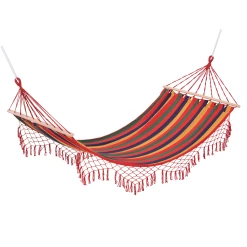 Les meilleures critiques de ⭐ Outsunny Hamac De Voyage Toile De Hamac Dim. 2l X 1l M Multicolore ⌛