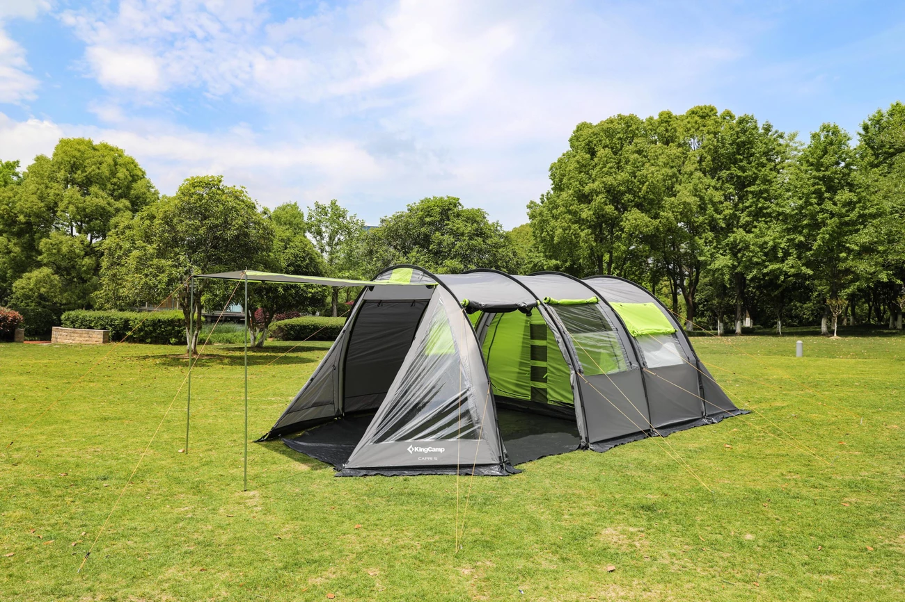 Remise 🥰 Kingcamp Tente De Camping Familiale Forme Tunnel 4 Places Capri - Kingcamp - Tout Inclus 🔥 1 Remise 🥰 Kingcamp Tente De Camping Familiale Forme Tunnel 4 Places Capri - Kingcamp - Tout Inclus 🔥