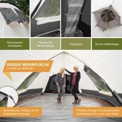 Remise ✨ Camping Skandika Navaho - Tente Familiale Tipi - 5 Personnes - 720 X 470 Cm - Sol Cousu ⌛ 9 Remise ✨ Camping Skandika Navaho - Tente Familiale Tipi - 5 Personnes - 720 X 470 Cm - Sol Cousu ⌛ -Outsunny Shop f12d3ea88838477fad4523e3f4ba870e